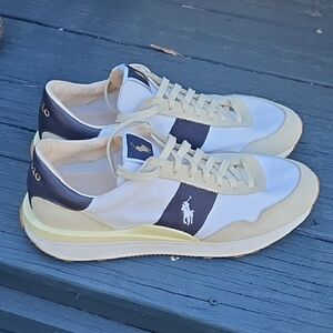 Polo by Ralph Lauren Men's White and Black Sneakers